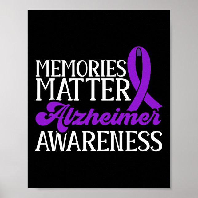 End Heimer Memories Problem Heimerheimer Awareness Poster (Front)