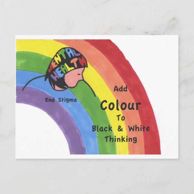 End Mental Health Stigma Postcard (Front)