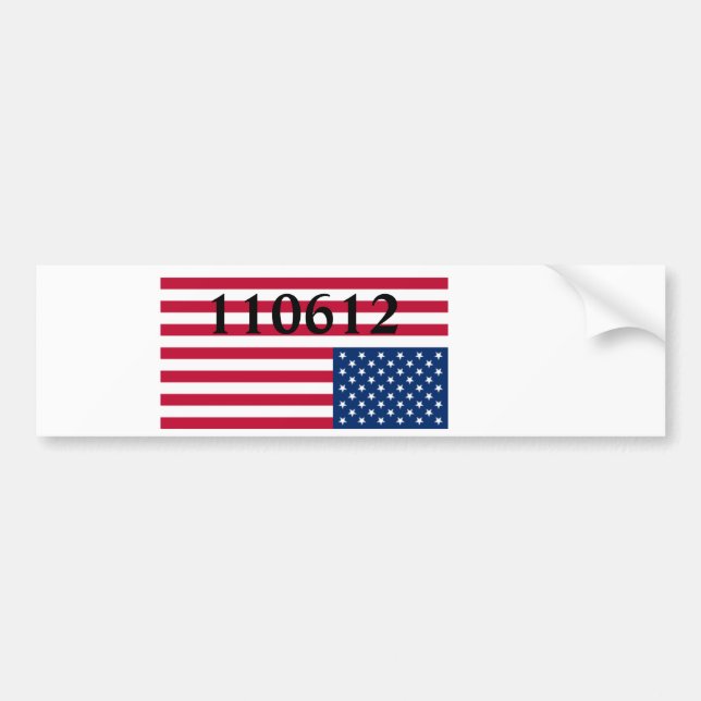 End of America Bumper Sticker (Front)