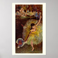 End of an Arabesque by Edgar Degas, Vintage Ballet