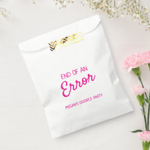 End of an Error Favour Bags