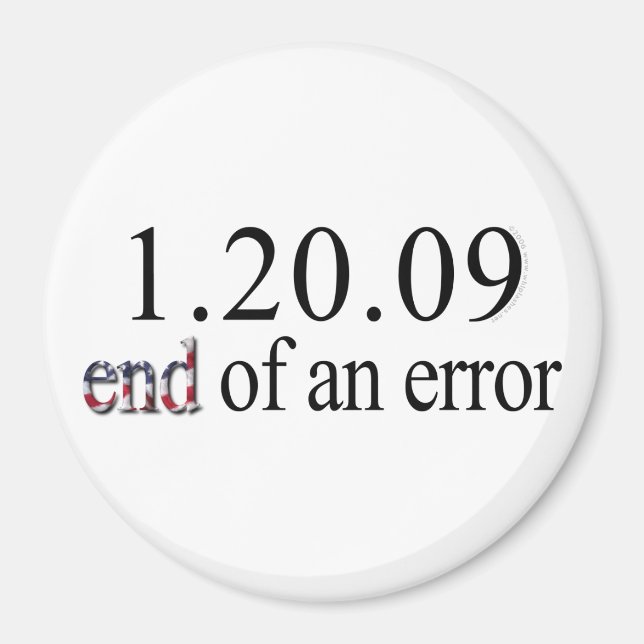 End of an Error - Magnet (Front)
