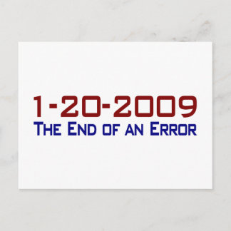 End Of An Error Postcard