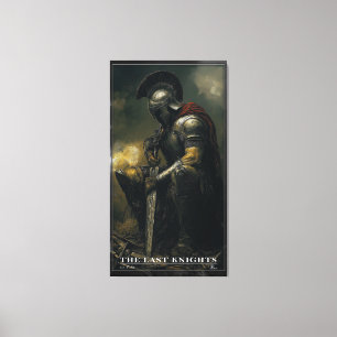 End of battle canvas print