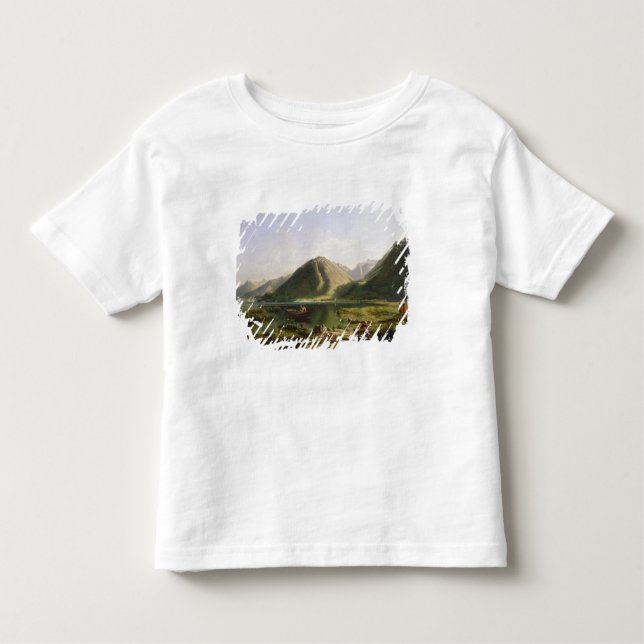 End of Lake Geneva, 1835 (oil on canvas) Toddler T-Shirt (Front)