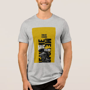 End of Legend Me vs Me Graphic Sweatshirt Tri-Blend Shirt