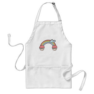 End of Rainbow Cupcakes Standard Apron