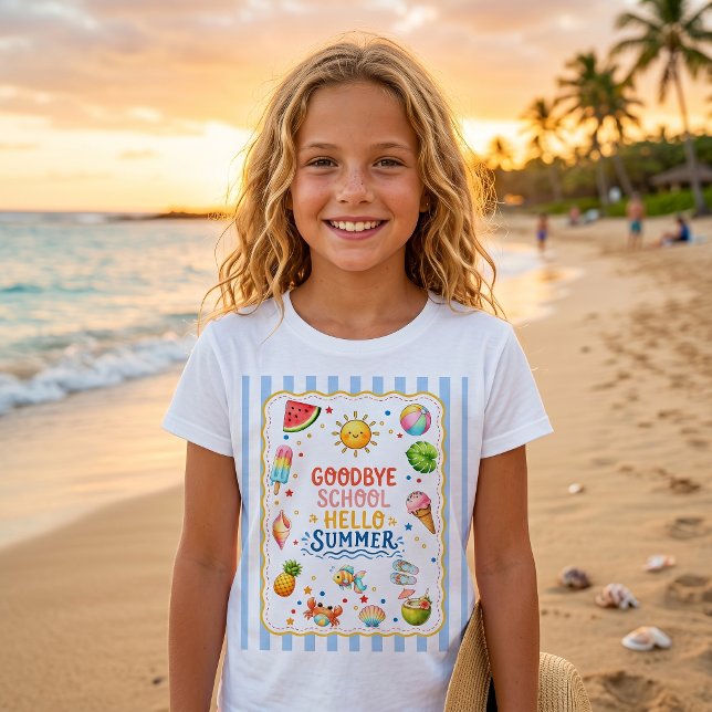 End Of School Party Stripe T-Shirt  (Creator Uploaded)