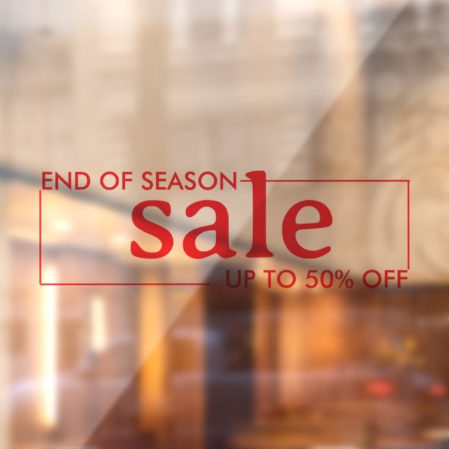 End-of-season shop red window decal (Sheet 2)