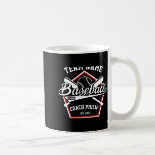 End Of Season Team Gift Best Baseball Coach Gift T Coffee Mug