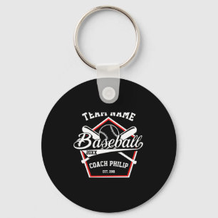 End Of Season Team Gift Best Baseball Coach Gift T Key Ring