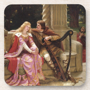 End of Song Flirt Edmund Blair Leighton Coaster