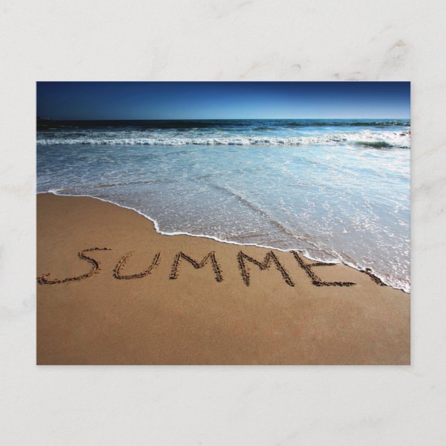 End Of Summer At California Coast Postcard (Front)