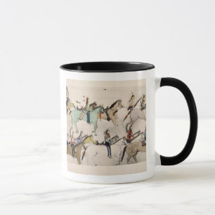 End of the battle (ink on paper) mug