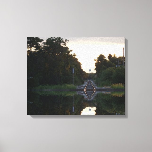 End of the line canvas print (Front)