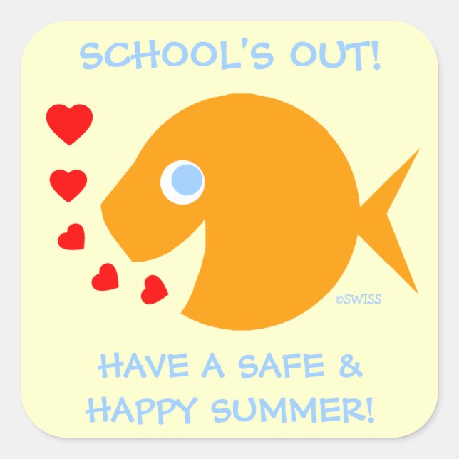 End of the School Year Teacher Stickers (Front)