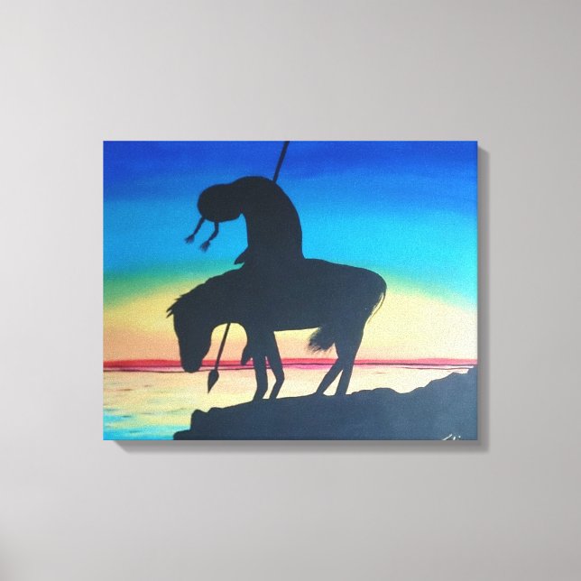 End of the Trail Canvas Print (Front)