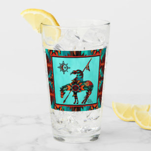 End Of The Trail Glass Cup