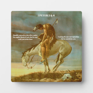 END OF THE TRAIL PLAQUE