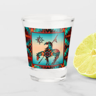End Of The Trail Shot Glass