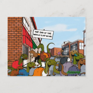 End of the World Dinosaurs Postcard
