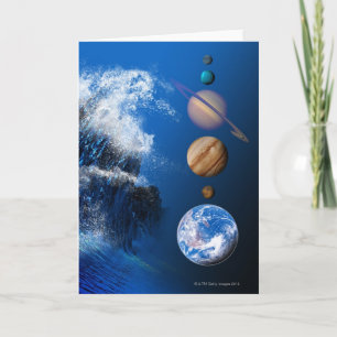 End of the World in 2012 conceptual computer Card