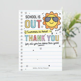 End of the year Gift Card Holder Template