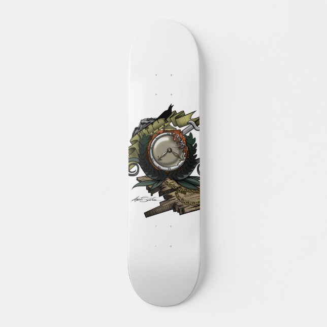 End Of Time Skateboard (Front)