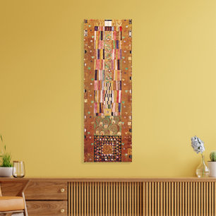 End of Wall, Stoclet Frieze by Gustav Klimt Canvas Print
