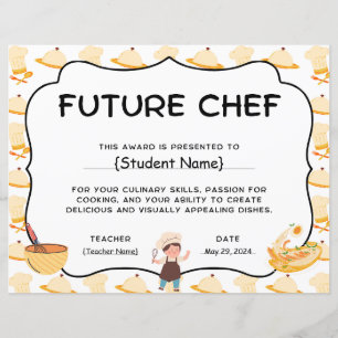 End Of Year Future Chef Student Recognition Award
