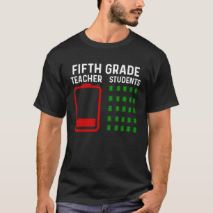 End Of Year Teacher  5th Grade Goodbye Teacher Bat T-Shirt