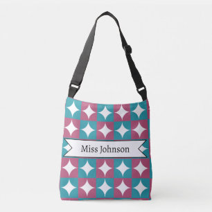 End of year teacher appreciation gift Mid Century  Crossbody Bag