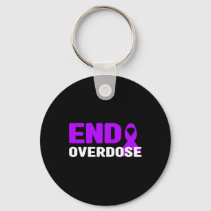 End Overdose Awareness - Addiction Key Ring
