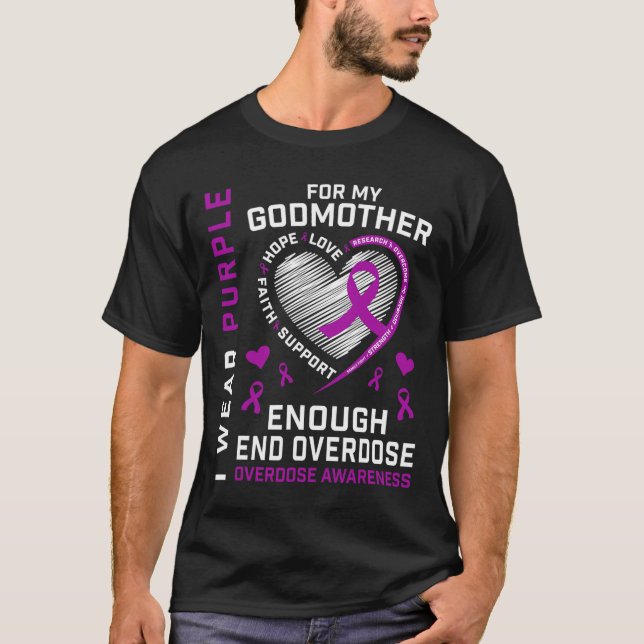 End Overdose Awareness Shirt Enough Purple For My  (Front)