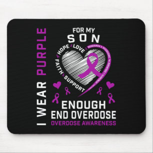 End Overdose Awareness Shirt Enough Purple For My Mouse Pad