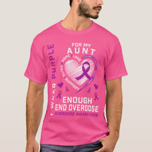 End Overdose Awareness Shirt Enough Wear Purple Fo