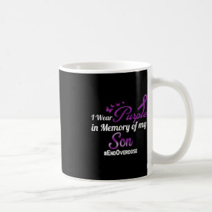End Overdose I Wear Purple For My Son Coffee Mug