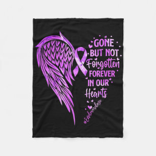 End Overdose Loved One Memorial Overdose Awareness Fleece Blanket
