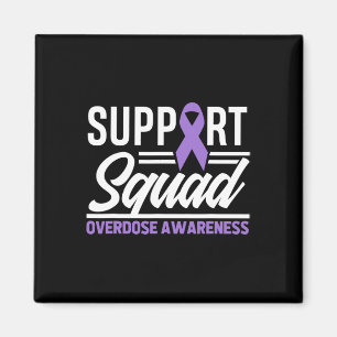 End Overdose Support Squad Overdose Awareness 1 Magnet
