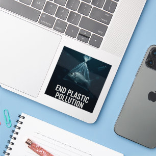 End Plastic Waste – Ocean Awareness Sticker