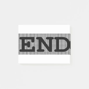 End Post-it Notes