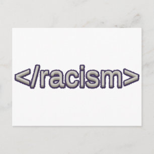 End Racism Postcard