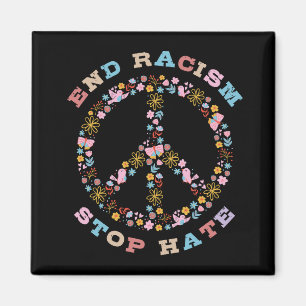 End Racism Stop Hate Magnet