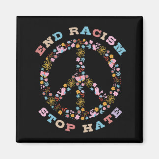 End Racism Stop Hate Magnet
