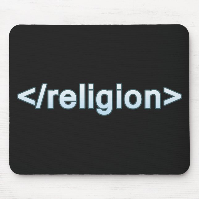 End Religion Mouse Pad (Front)