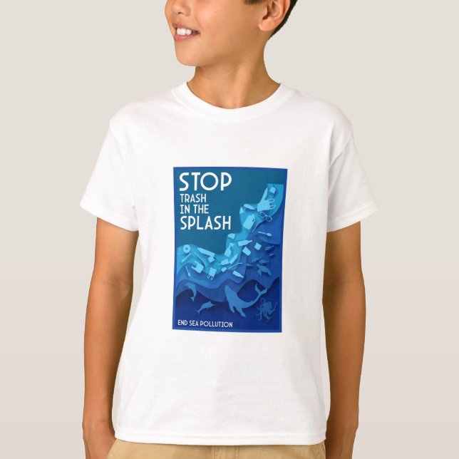 End Sea Pollution T-Shirt (Front)