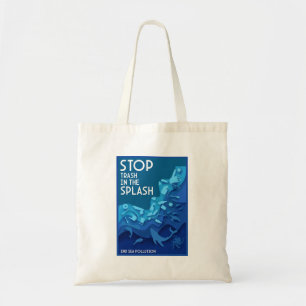 End Sea Pollution Tote Bag