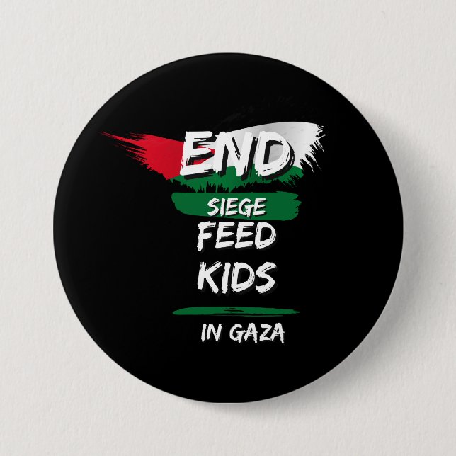 END SIEGE 7.5 CM ROUND BADGE (Front)