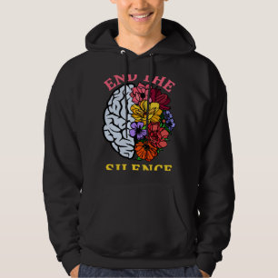 End The Silence For Mental Health Awareness 2023   Hoodie