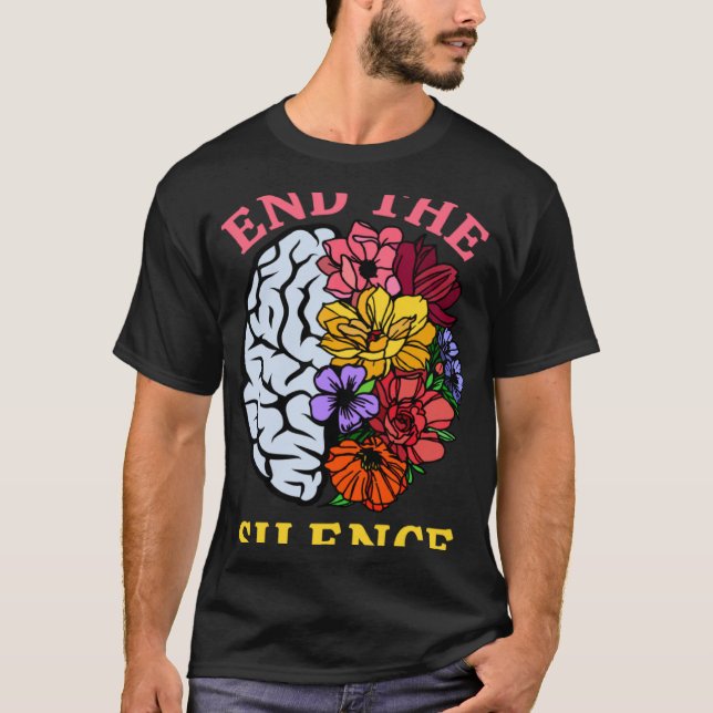 End The Silence For Mental Health Awareness 2023   T-Shirt (Front)